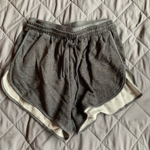 Gymshark Heather Dual Band Shorts - Black Marl